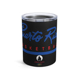 Puerto Rico Basketball Black Paris 2024 Tumbler 10oz