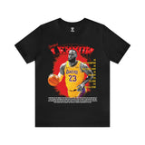 Lebron James Lakers Short Sleeve Tee