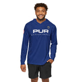 PUR Basketball Blue Paris 2024 Men's Sports Warmup Hoodie