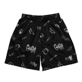 Skateboarding graffiti street style Unisex mesh shorts