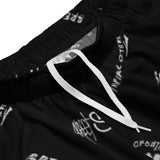 Skateboarding graffiti street style Unisex mesh shorts