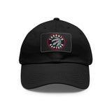 Raptors Dad Hat with Leather Patch