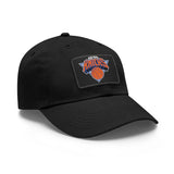 Knicks Dad Hat with Leather Patch