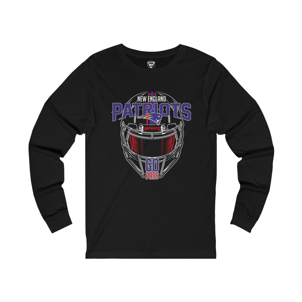 Patriots Helmet NFL Long Sleeve Tee