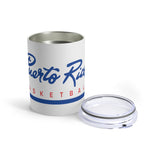 Puerto Rico Basketball white Tumbler 10oz