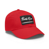 Puerto Rico Basketball Dad Hat with Leather Patch