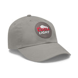 Coors Light Dad Hat with Leather Patch (Round)