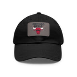 Bulls Dad Hat with Leather Patch