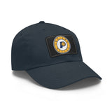 Pacers Dad Hat with Leather Patch