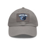 Grizzlies Dad Hat with Leather Patch