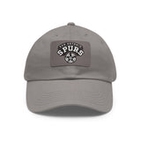 Spurs Dad Hat with Leather Patch