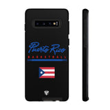 Puerto Rico Basketball Black Case