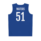 Puerto Rico Basketball Waters Custom Blue Jersey