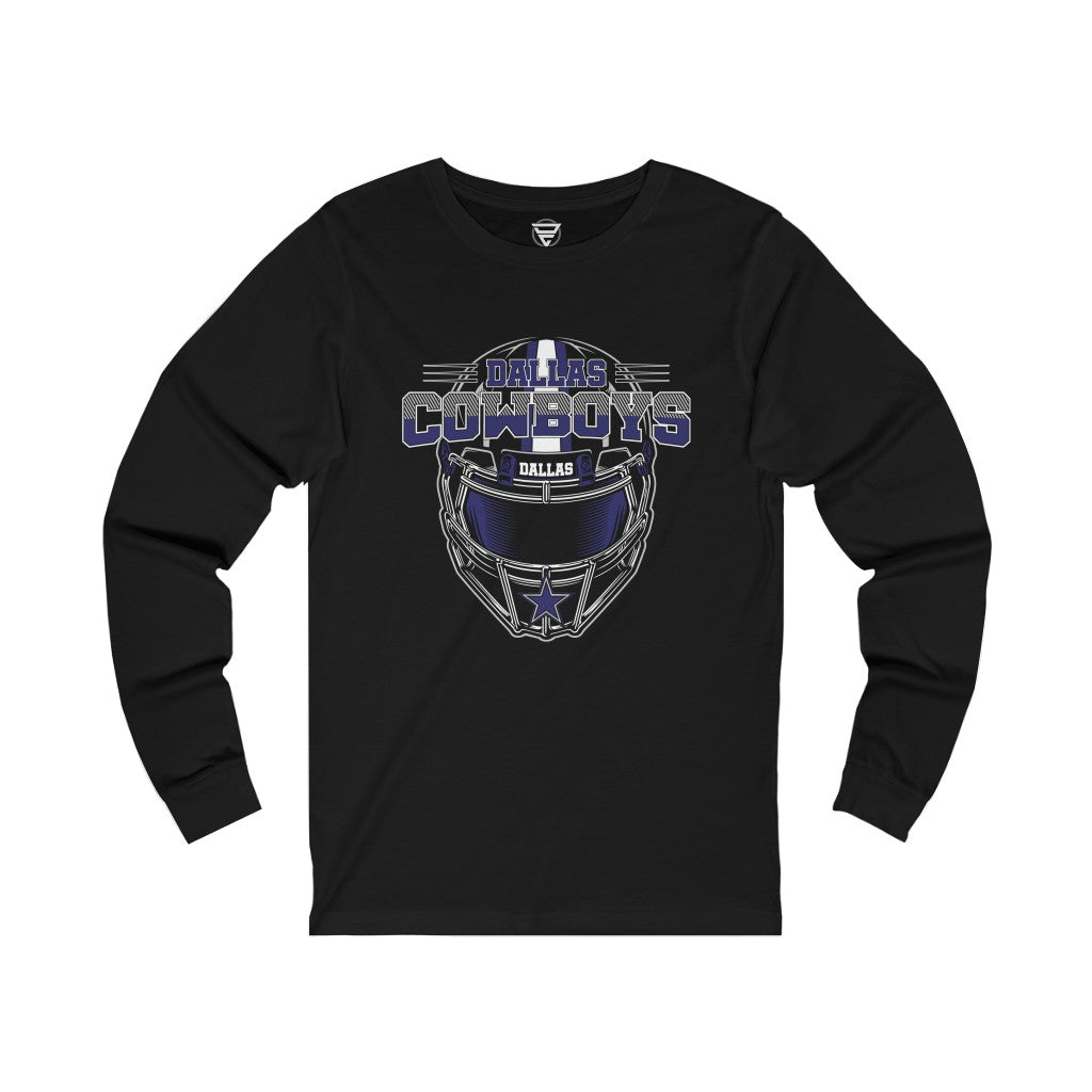 Cowboys Helmet NFL Long Sleeve Tee