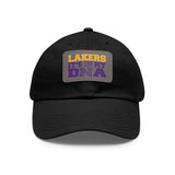 Lakers My DNA Dad Hat with Leather Patch