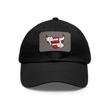 Bulls Dad Hat with Leather Patch