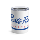 Puerto Rico Basketball white Tumbler 10oz