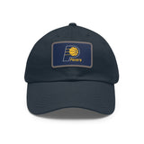 Pacers Dad Hat with Leather Patch