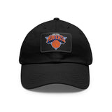 Knicks Dad Hat with Leather Patch