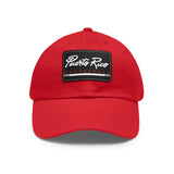 Puerto Rico Basketball Dad Hat with Leather Patch