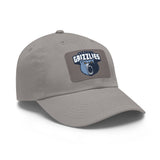 Grizzlies Dad Hat with Leather Patch