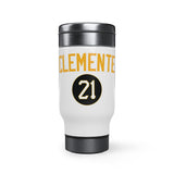 21 Stainless Steel Mug with Handle, 14oz