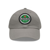 Heineken Dad Hat with Leather Patch (Round)