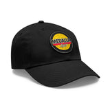 Medalla Light Dad Hat with Leather Patch (Round)