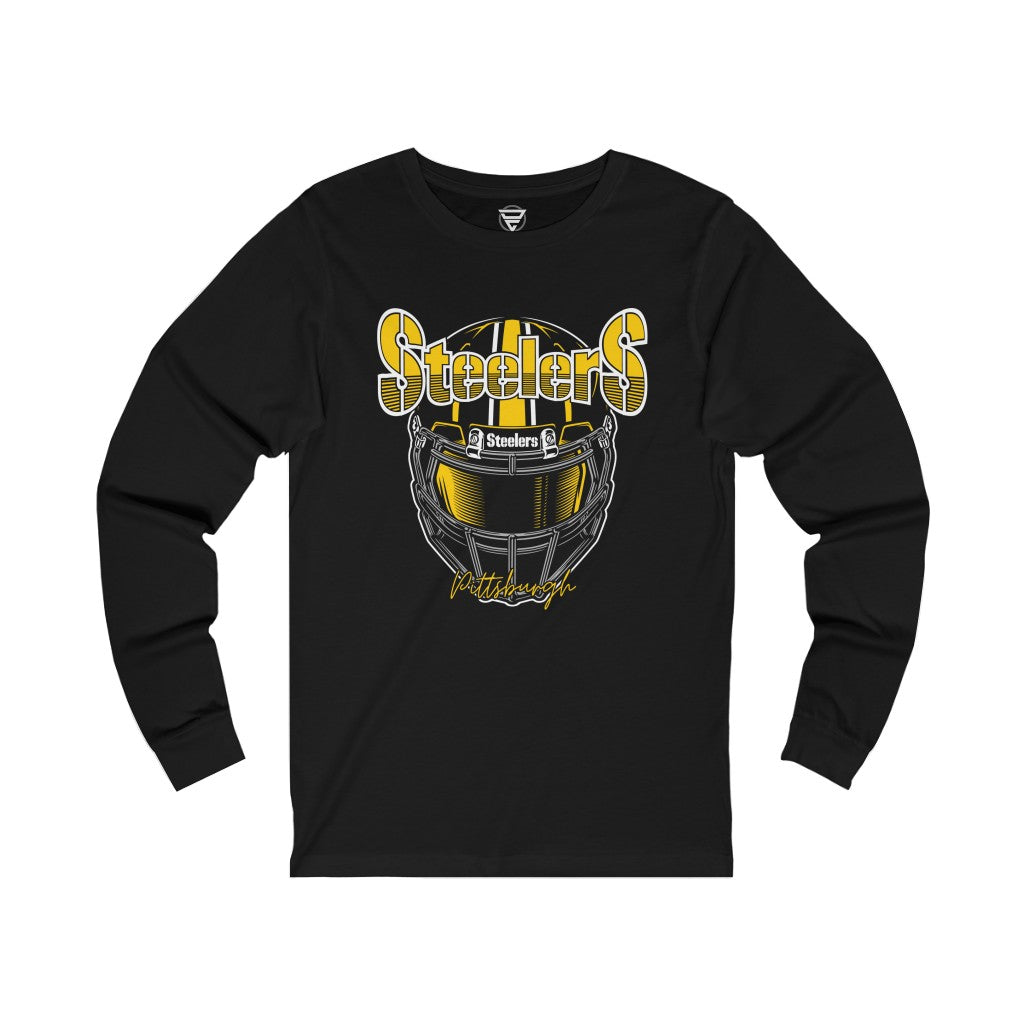 Steelers Helmet NFL Long Sleeve Tee