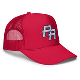 PR Embroidery Logo Foam trucker hat