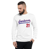 Santurce Men's White Champion Long Sleeve Shirt