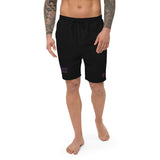 Puerto Rico Embroidery Logo Men's fleece shorts