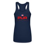 PUR Basketball Women’s Dri-Fit Racerback Tank Top - navy