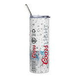 Coors Light White Stainless steel tumbler