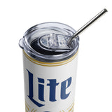 Miller Lite Stainless steel tumbler